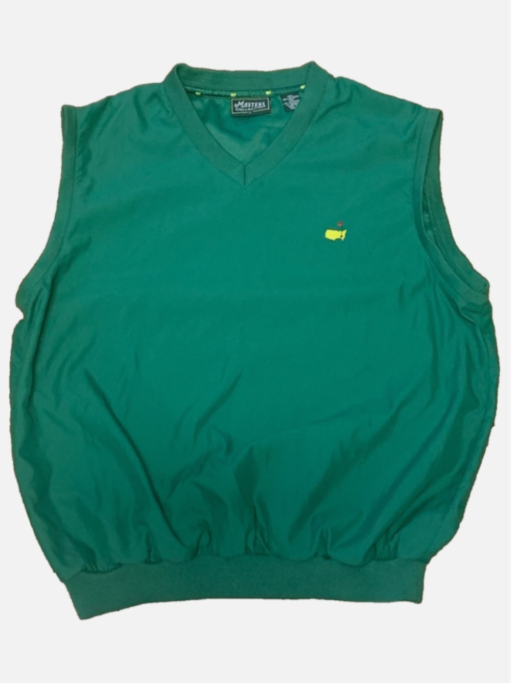 Masters Collection Men's Green V-Neck Golf Vest Size Large